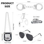 Kids Police Officer Dress Up Costume Set