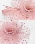 Girls Blush Pink Tea Party Hat and Accessories