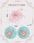 Girls Blush Pink Tea Party Hat and Accessories