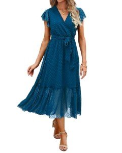 Floral Bohemian Midi Dress for Women