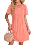 Women's Coral Spring Crewneck Beach Dress