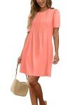 Women's Coral Spring Crewneck Beach Dress
