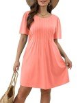 Women's Coral Spring Crewneck Beach Dress