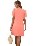 Women's Coral Spring Crewneck Beach Dress