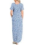 ANRABESS Women's Floral Print Summer Maxi Dress