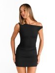Trendy Off-The-Shoulder Mini Dress for Summer