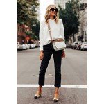 BOSTANTEN Vegan Leather Quilted Crossbody Bag - Beige/Brown