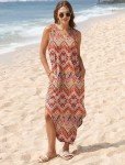 SAMPEEL Women's Summer Maxi Boho Vacation Dress