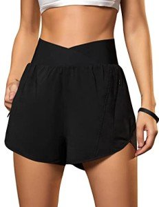 Blooming Jelly High Waisted Women's Workout Shorts