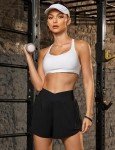 Blooming Jelly High Waisted Women's Workout Shorts