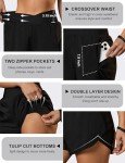Blooming Jelly High Waisted Women's Workout Shorts