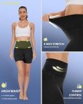 Women's High Waisted Biker Shorts with Pockets
