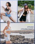 Women's High Waisted Biker Shorts with Pockets
