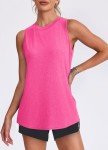 Pink Sleeveless Workout Tops for Women - Size M