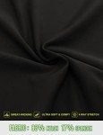 Womens Black Tennis Dress with Built-in Bra & Pockets