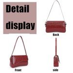 Crocodile Red Y2K Style Small Shoulder Bag
