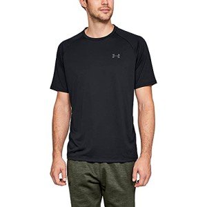 Under Armour Men's Tech 2.0 T-Shirt, Black/Graphite