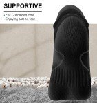 BULLIANT Men’s Ankle Running Socks - 6 Pairs