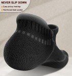 BULLIANT Men’s Ankle Running Socks - 6 Pairs