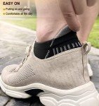 BULLIANT Men’s Ankle Running Socks - 6 Pairs