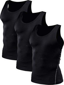 Men's 3-Pack Compression Athletic Tank Tops