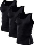 Men's 3-Pack Compression Athletic Tank Tops