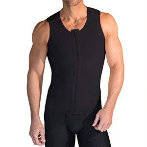 Men's Adjustable Compression Vest for Post-Surgery Support