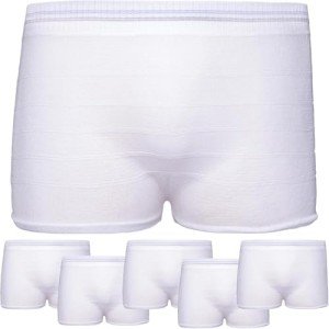 Soft & Stretchy Disposable Knit Mesh Underpants - 5 Pack