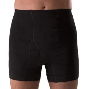 Mens Boxer Briefs for Ostomy and Hernia Support