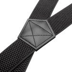 JEMYGINS Black Hidden Suspenders for Men