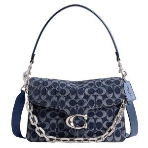 Coach Signature Denim Tabby Shoulder Bag - Blue Multi