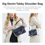Coach Signature Denim Tabby Shoulder Bag - Blue Multi