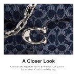 Coach Signature Denim Tabby Shoulder Bag - Blue Multi