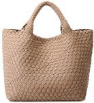 Large Vegan Leather Tote Bag for Women