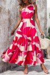 PrettyGarden Women's One-Shoulder Floral Maxi Dress