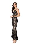 Sharon Bodycon Maxi Dress in Brushed Gold