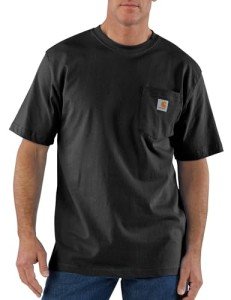 Carhartt Men's Heavyweight Pocket T-Shirt - Black