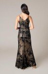 Sharon Bodycon Maxi Dress in Brushed Gold