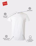 Hanes Men's Moisture-Wicking Crewneck Undershirt Tees 5-Pack