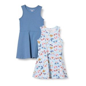 Girls' Knit Sleeveless Tank Play Dress Set