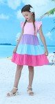 Cute Little Girl's Tiered Summer Swing Dress