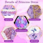 Light Up Princess Dress for Girls, Ages 3-10