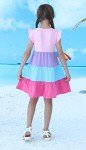 Cute Little Girl's Tiered Summer Swing Dress