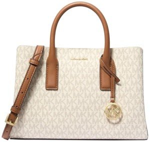 Michael Kors Ruthie Small Satchel - Vanilla & Acorn