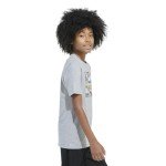 adidas Boys' Heather Grey Graphic Tee