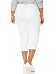 Briggs New York Plus-Size White Capri Pants