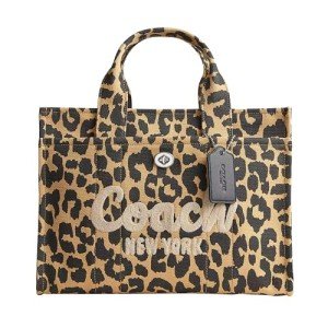 Coach Leopard Print Cargo Tote Bag
