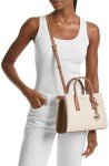 Michael Kors Ruthie Small Satchel - Vanilla & Acorn