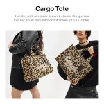 Coach Leopard Print Cargo Tote Bag