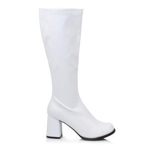 Women's White Gogo Boot by Ellie Shoes